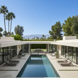 Desert Horizon U-Pool Pavilion