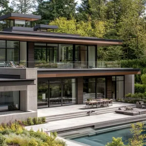 Architectural Paradise Nestled Among Pines
