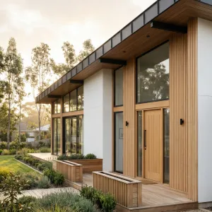 Sunlit Timber Terrace Retreat