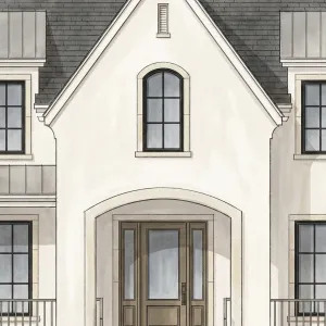 Arched Entry Gable Cottage Grace
