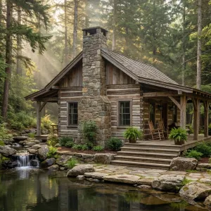 Creekstone Porchside Forest Cabin