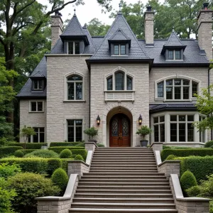 Charming Stone Palace with a Grand Entrance