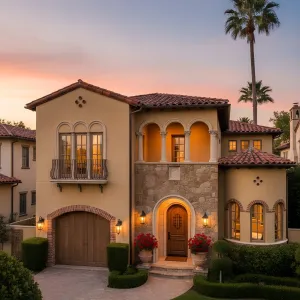 Terracotta Loggia Lantern House