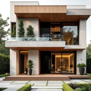 Abstract Haven of Plush Modernity