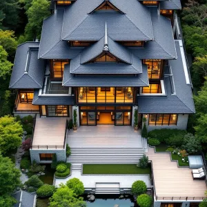 Glamorous Abode Sheltered Among Verdant Foliage