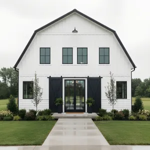 Modern Black And White Barnhome