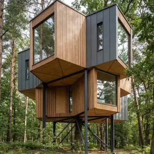 Stilted Grove Geometry Hideaway