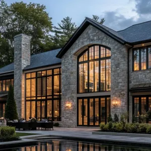 Stone Grandeur Reflecting at Dusk