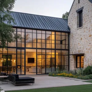 Stone Barn Chic: Where Modern Meets Classic