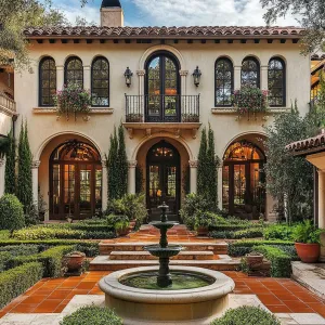 Preview of Mediterranean Whimsy: Arched Elegance and Fountain Fantasies