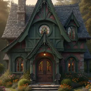 Storybook Sanctuary Amidst Whimsical Woods