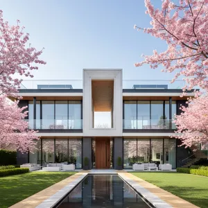 Zen Pavilion Courtyard Mansion