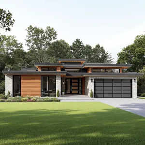 Modern Ranch Retreat with Sleek Design