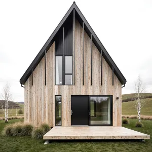 Vertical Woodlands: A Slatted Sanctuary