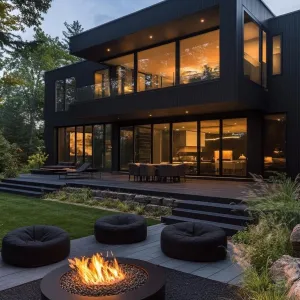 Architectural Elegance with a Warm Glow