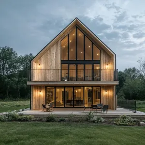 Modern Barn House with a Charm