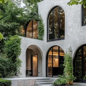 Arches And Aesthetics: Modern Elegance In The Woods