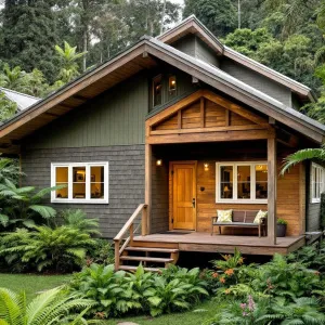 Cozy Woodland Dwelling with Rustic Charm