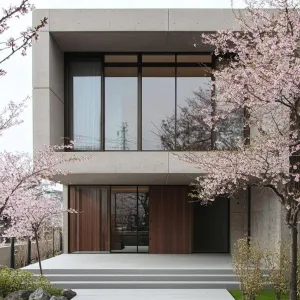 Preview of Minimalist Nest Amidst Blossoming Beauties