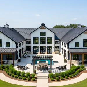 Grand U-Formation: Where Barn Meets Elegance