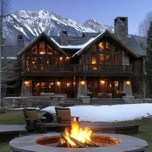 The Cabin’s Roaring Stone Embrace