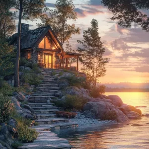 Preview of Charming Stone Cottage By The Lakeside