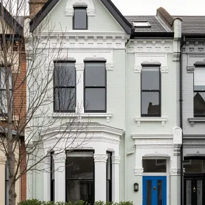 Victorian Terrace Whimsy: A Dash of Blue