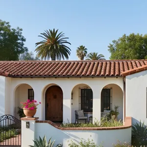 Chic Stucco Paradise with a Terracotta Crown