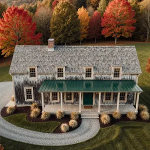 Quaint Countryside Retreat Amid Vibrant Foliage
