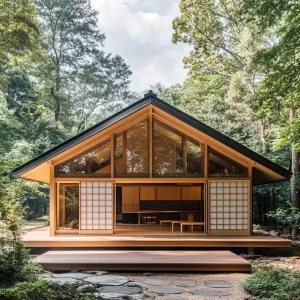 Tranquil Timber Abode in Leafy Serenity