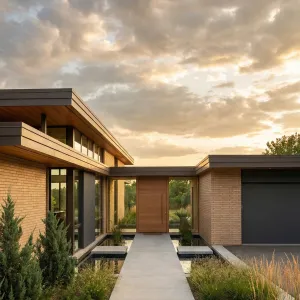 Desert Zen Pavilion With Breezeway