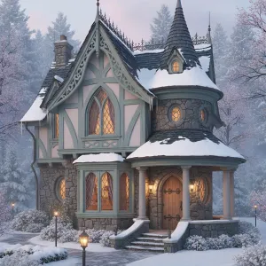 Fairytale Turret Frost Cottage