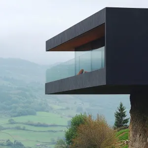 Cantilevered Home With Infinity Edge Balcony