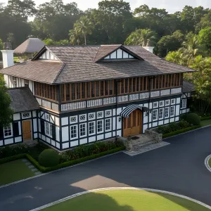 Timber Lattice Colonial Lodge