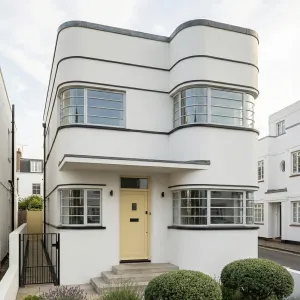 Soft Wake Deco Courtyard House