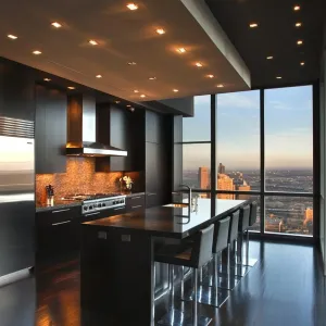 Penthouse Perfection: Dining with a View