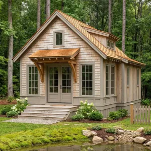 Woodland Cedar Shingle Tiny Escape