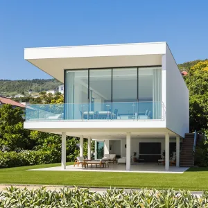 Modern Sunlit Stilted Retreat