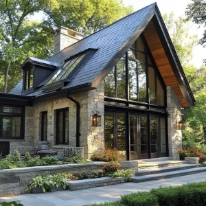 Majestic Stone Chalet Amongst Greenery