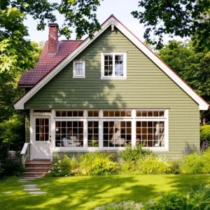 Emerald Elegance: A Cozy Forest Respite