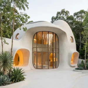 Pebble Cocoon Forest House