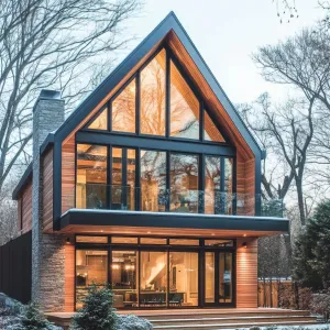 Cedar Apex Glassfront Retreat