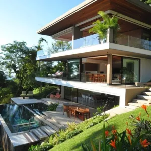 Split-level Terraces