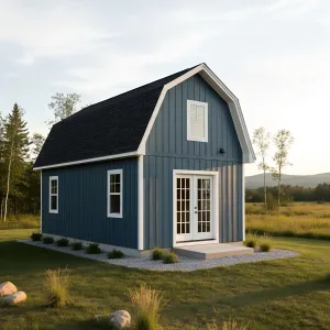 Sapphire Gambrel Meadow Cottage