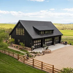 Modern Barndominium Embracing the Countryside
