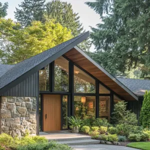Triangular Tranquility Amongst Timbers
