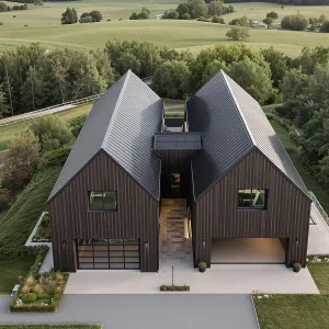 A Timbered Tale: Scandinavian Chic Meets Countryside