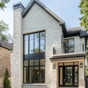 Gabled Grandeur in Sunlit Serenity