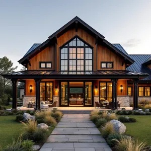 Starlit Charm: The Barndominium Retreat
