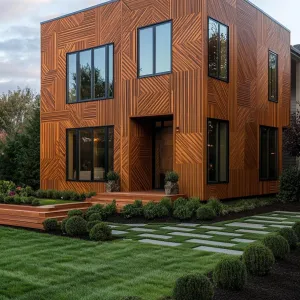 A Wooden Wonderland With Geometric Flair